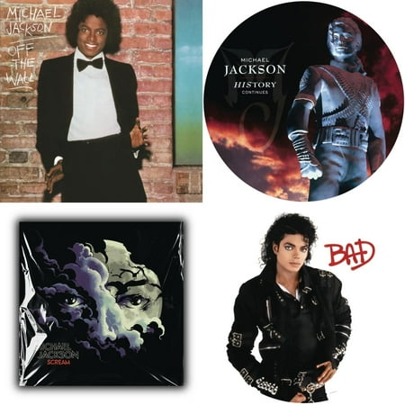 Off The Wall (140G/Gatefold) & History: Continues (2LP/Picture Disc) & Michael Jackson - Scream (2LP) (New LP Vinyl) & Bad (Picture Disc)