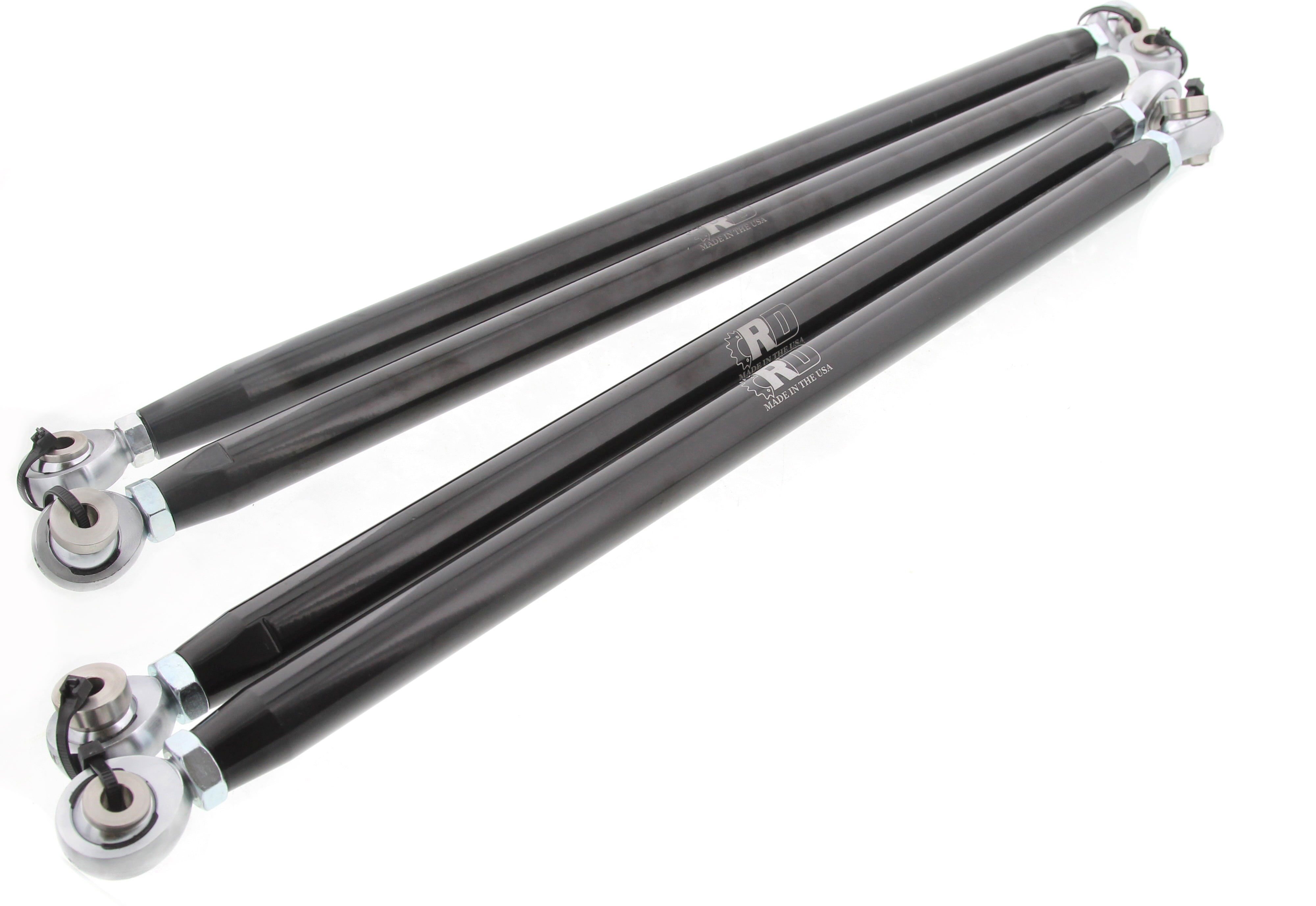 Rear Radius Rods fit Polaris RZR XP Turbo 1000 2016 Black Made in USA