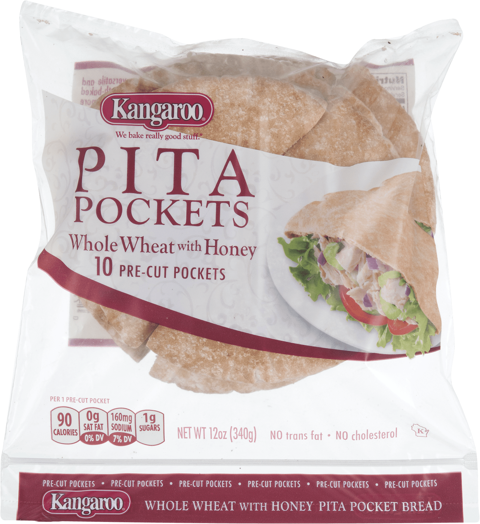 calories in pita bread