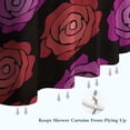 thumbnail image 6 of Pioneer Flower Floral Print Pattern Shower Curtain 36"x72" ,Bathroom Decorative Shower Curtains Set with 12 Hooks,Modern Waterproof Washable Shower Curtain, 6 of 6