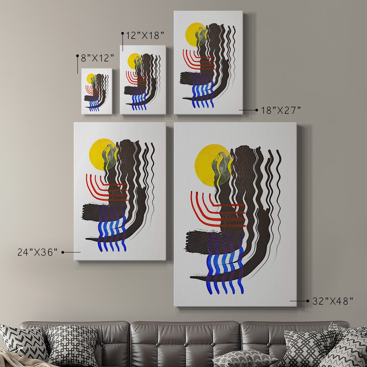 Shifting II Premium Gallery Wrapped Canvas - Ready to Hang