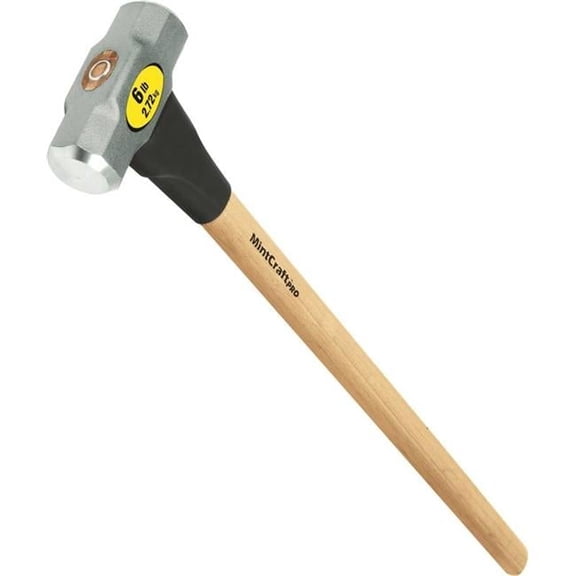 Mintcraft Pro 4343067 32886 Hammer Sledge 6 lbs Head Wood Handle 36