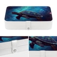 thumbnail image 4 of Turtle Portable PU Leather Jewelry Display Organizer Box with Removable Compartment, 4 of 6