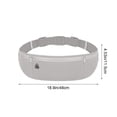 thumbnail image 3 of Weloille Outdoor Sports Running Waist Bag, Adjustable Strap Sweatproof Fanny Pack, Lightweight Large Capacity Waist Pouch, Suitable for Running, Jogging, Hiking, Cycling and Gym Workout, 3 of 6