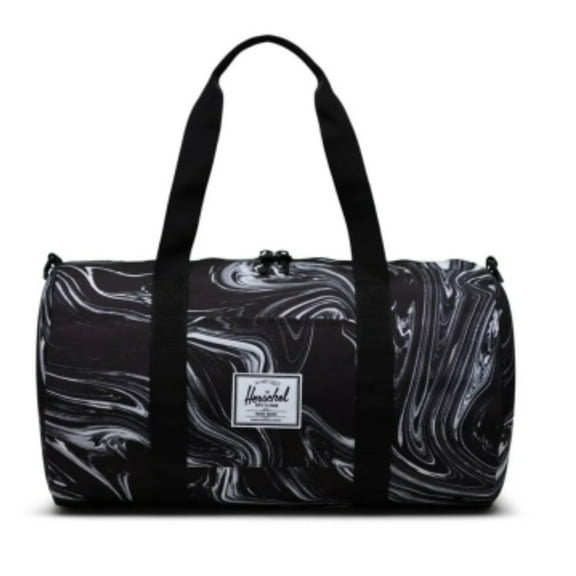Herschel Classic Sutton Mid-Volume Shoulder Bag, Paint Pour Black
