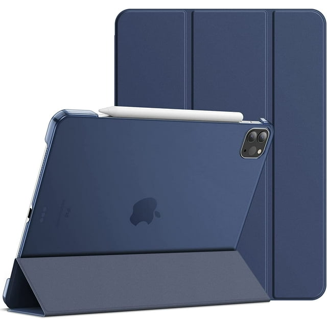 Supershield Étui iPad Pro 11 Mince avec Support, Étui Arrière Rigide, Couverture Intelligente pour iPad Pro 11 Pouces 4e Génération 2022 / 3e Génération 2021 / 2e Gén. 2020 - Bleu
