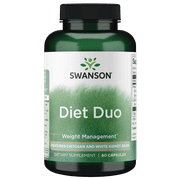 Swanson Diet Duo - Features Chitosan and White Kidney Bean 60 Caps