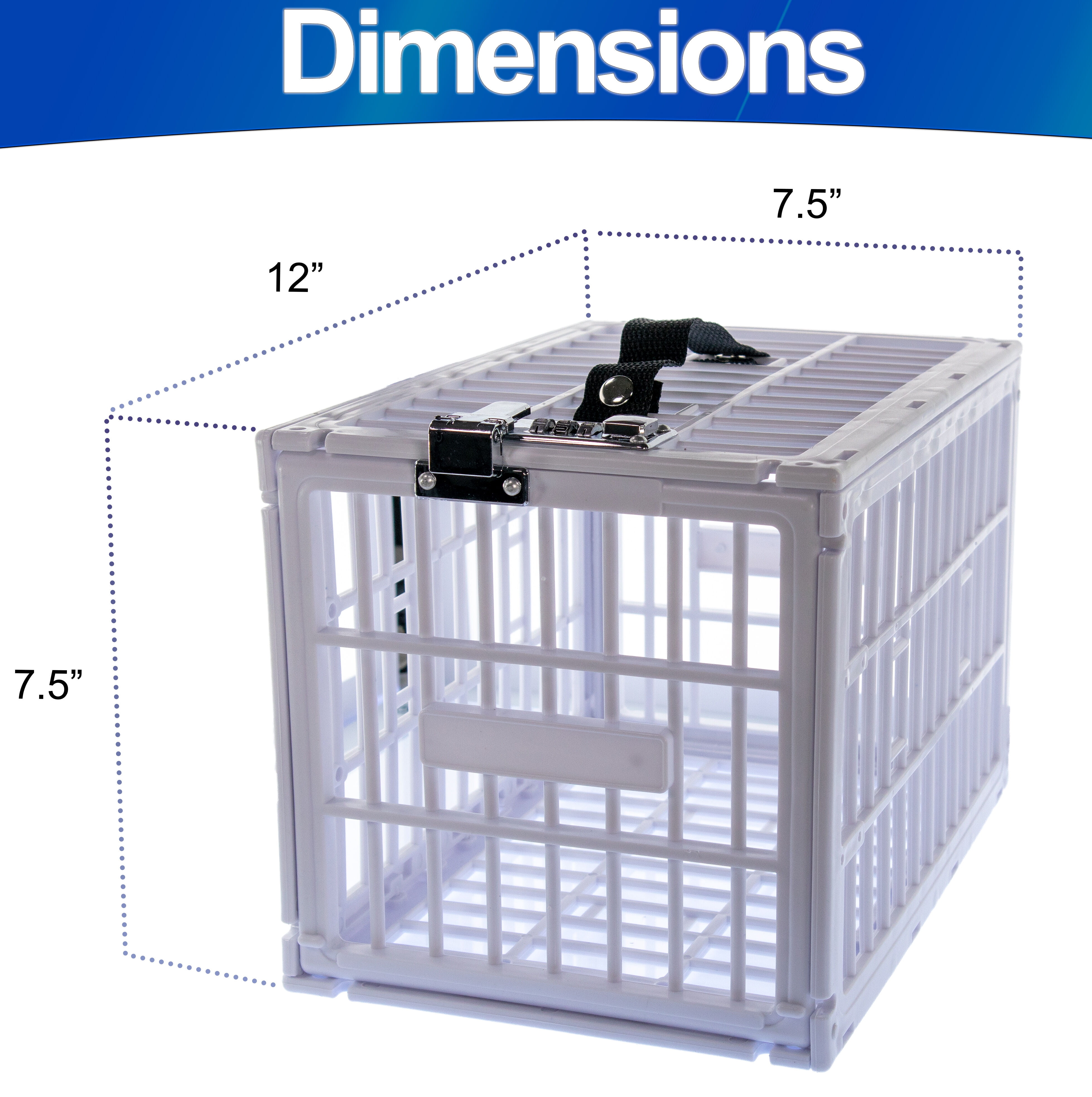 Fridge Locker Box - Secure Lockable Storage for Snacks & Medicine, Portable Design