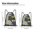 thumbnail image 2 of Sikiie Cute Dinosaur Drawstring Backpack Drawstring Bags, Draw String Back Bag for Sports, Gym, Travel, Swimming, Beach-Medium, 2 of 6