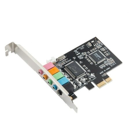 5.1 Channel PCI-e x1 Sound Card (Best Soundcard For Recording Music On Pc)