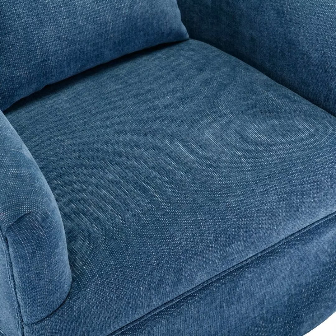 Denim chair and a half deals