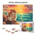 thumbnail image 6 of Rateoe Island Beach Guinea Pig Pattern Wooden Picture Puzzle ,1000 Piece Jigsaw Puzzle ,Family Fun Puzzle, Home Décor Puzzle, Gift Puzzle(Horizontal style), 6 of 9