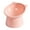 Pink, variant on EGYMEN Tilted Elevated Cat Food Bowl, Cat Bowls Whisker Friendly Anti Vomiting Slanted Cat Feeding Bowls Cute Shallow Cat Bowl, Tall Cat Bowl, Green