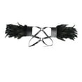 thumbnail image 3 of Steampunk Body Chest Harness PU Leather Shoulder Guards for Men Knight Double Shoulders, 3 of 10