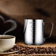 thumbnail image 1 of Espumador de leche, accesorios para de café espresso, taza de espumador de leche, café con leche, , arte con leche, jarra de acero in 600 ml Soledad Jarra espumosa, 1 of 9