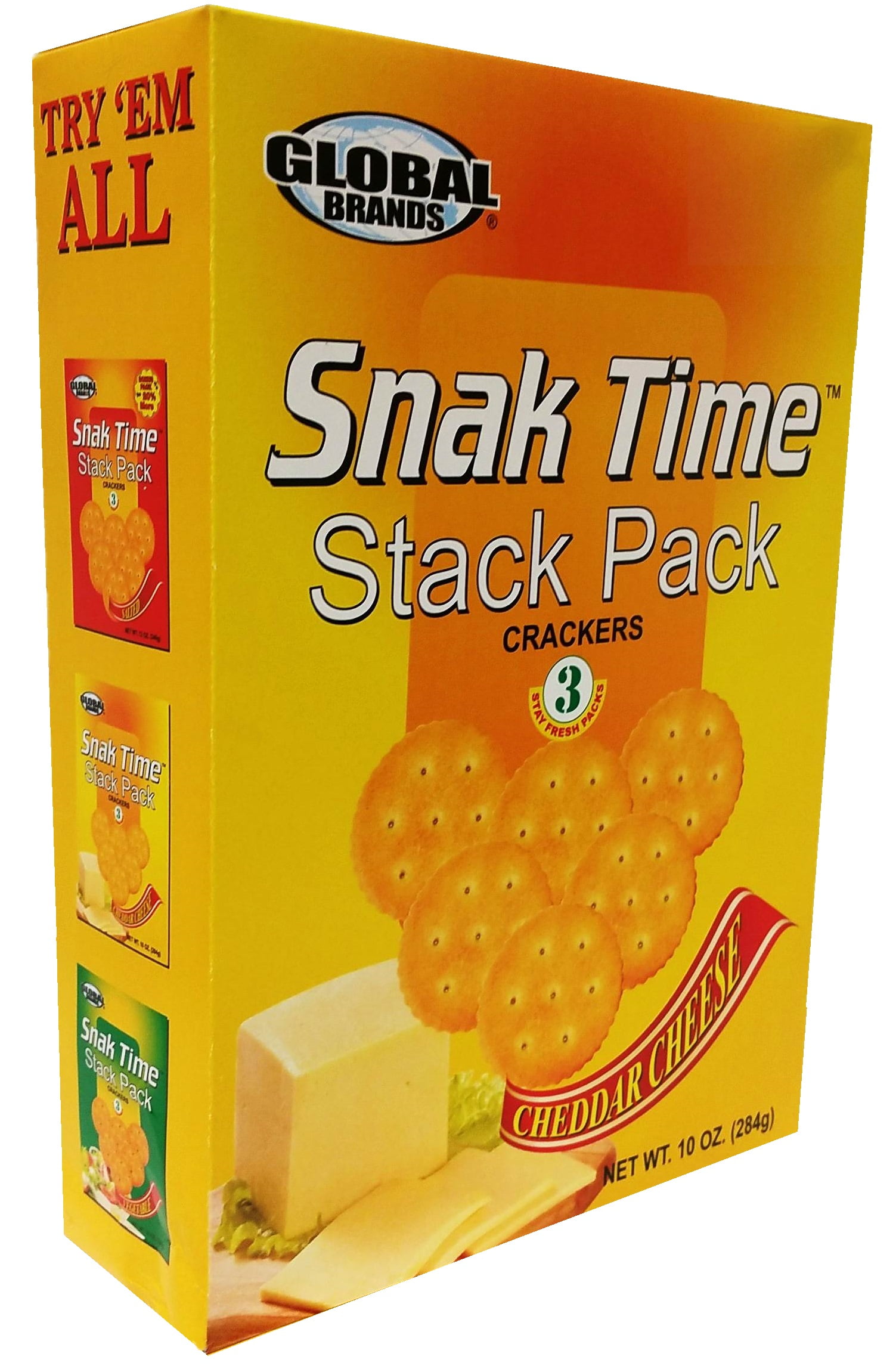 10oz Snak Time Stack Pack Cheddar Cheese