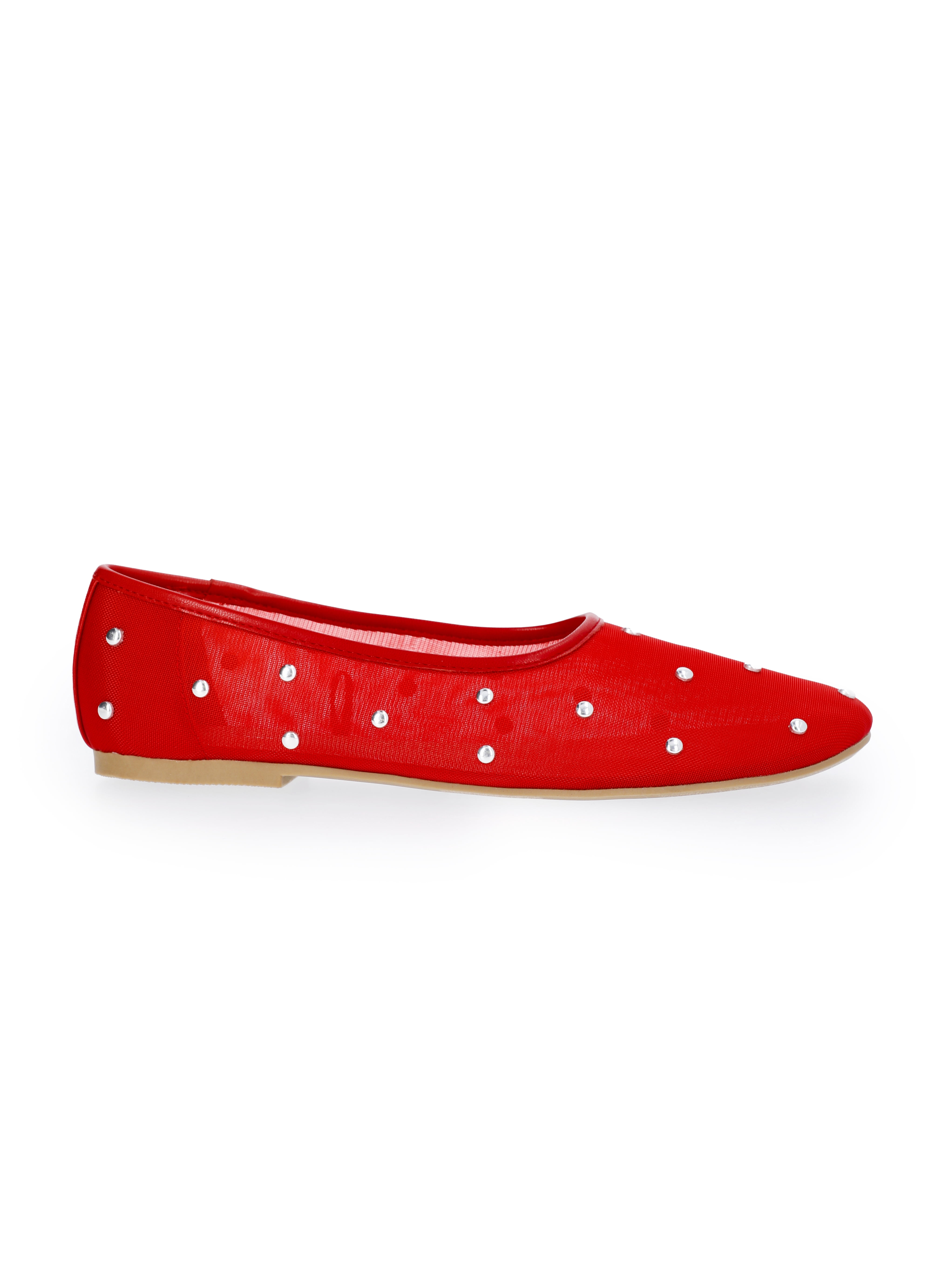 Scoop Women's Studded Mesh Flats