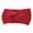 Red, variant on Knitted Twisted Headband Wide Stretchy Ear Warmer Soft Ribbed Knit Hairband for Women and Girls