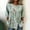 Mint Green, variant on Women's Going Out Tops Casual Button,Knot Front,Hide Belly Floral 3/4Sleeve Relaxed Fit Vacation Crew Neck Shirts