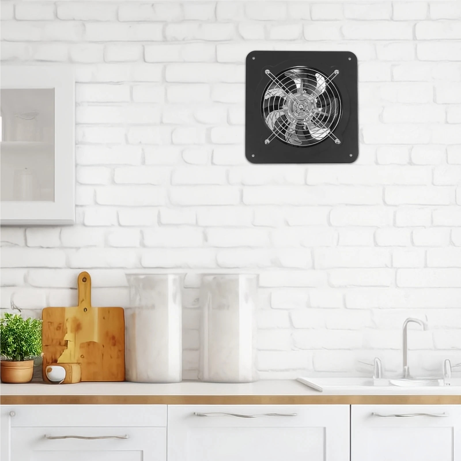 7 Inch High Speed Exhaust Fan Household Air Ventilator Kitchen Bathroom Ceiling Silent Exhaust Fan Corrosion Resistance