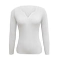 thumbnail image 4 of MESSUEN Winter Sweaters for Women Thermal Shirts for Women V Neck Sweaters for Women Sleeveless Summer Tops for Women Womens Fall Sweaters Womens Tank Tops Summer Womens Basic Tank Tops White M, 4 of 6