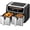 Black, variant on Gianna Dual Basket Air Fryer Oven, Digital Control, Clear-View Window, Versatile Air Fryer for Roasting, Baking, Reheating Healthy Meals