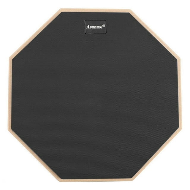 Coofit 12 Inch Drum Pad Octangular Single Sided Silent Drum Practice Pad for Beginner