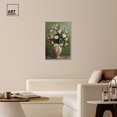 thumbnail image 3 of Beautiful Flowers in Vase Canvas Floral Vase Wall Art by Art Remedy, Silver Frame, 24" x 36", 3 of 7