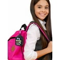 thumbnail image 3 of Wonder Nation Mini-Backpack Keychain/Bag Clip with Pouch, Black "Game On", 3 of 4