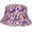 Blue Pink, variant on Colorful Tie Dye Bucket Hat for Women Rainbow-Vortex Bucket Cap Summer Sunscreen Fashion Reversible Fisherman Hat