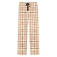 thumbnail image 6 of WAENQINLA Men's Plaid Pajamas Pants with Pocket Lounge Pant Drawstring Elastic Waist Sleepwear Trousers Loose Pjs Bottoms, 6 of 7