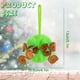 thumbnail image 3 of Oioii Christmas Bows Christmas Tree Decoration Wreaths Velvet Bow Tree Topper with Fluffy Ornaments for Xmas Party, 3 of 9