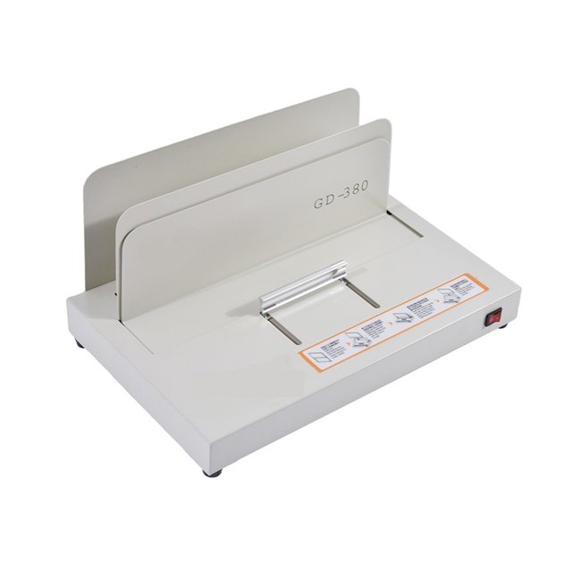 1PC GD-380 A3 A4 Sleeve Type Automatic Glue Machine ,financial Credentials, Document,archives Binding Machine ,Pinpoint Punching