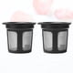 thumbnail image 5 of 2pcs Prácticos filtros de máquina de café Vasos de filtración de café útiles Accesorio de café para cafetería en el hogar (negro, 53 ml / 19 g), 5 of 5