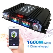 CLBDRESS Teli Bt-998 4 Channel Bluetooth-compatible Sound Amplifier 1600W Peak Power