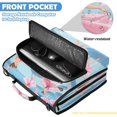 thumbnail image 6 of Pink-ballet Class Printed Zipper Binder with Handle&Shoulder Strap 2 inch 3 Ring 500+300 Sheet Capacity File Folder Organizer, 6 of 8