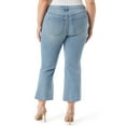 thumbnail image 3 of Jessica Simpson Women's and Women's Plus Daisy Ankle Flare Jeans, Sizes 2-26W, 3 of 5