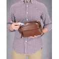 thumbnail image 2 of Kit de viaje Timberland Nevada Leather para hombre color coñac, 2 of 6