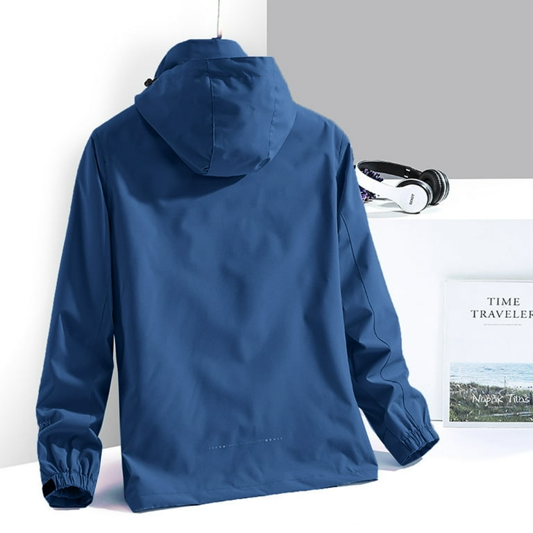 Mens raincoat top detachable lining