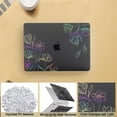 thumbnail image 2 of Gradient Case for MacBook 12 inch 2017 2016 2015 A1534 with Retina Display,Matte Frosted Plastic Laptop Hard Shell Case Protective Cover for MacBook 12" A1534,Flowers, 2 of 7