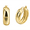 Golden, variant on Gold Hoop Earrings for Women Ball Earrings 14K Gold Plated Chunky Hoop Earrings Huggie