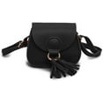 thumbnail image 1 of Kids Girls Toddler Mini Shoulder Purse Crossbody Bag con borla Negro Sailing Electrónica, 1 of 5