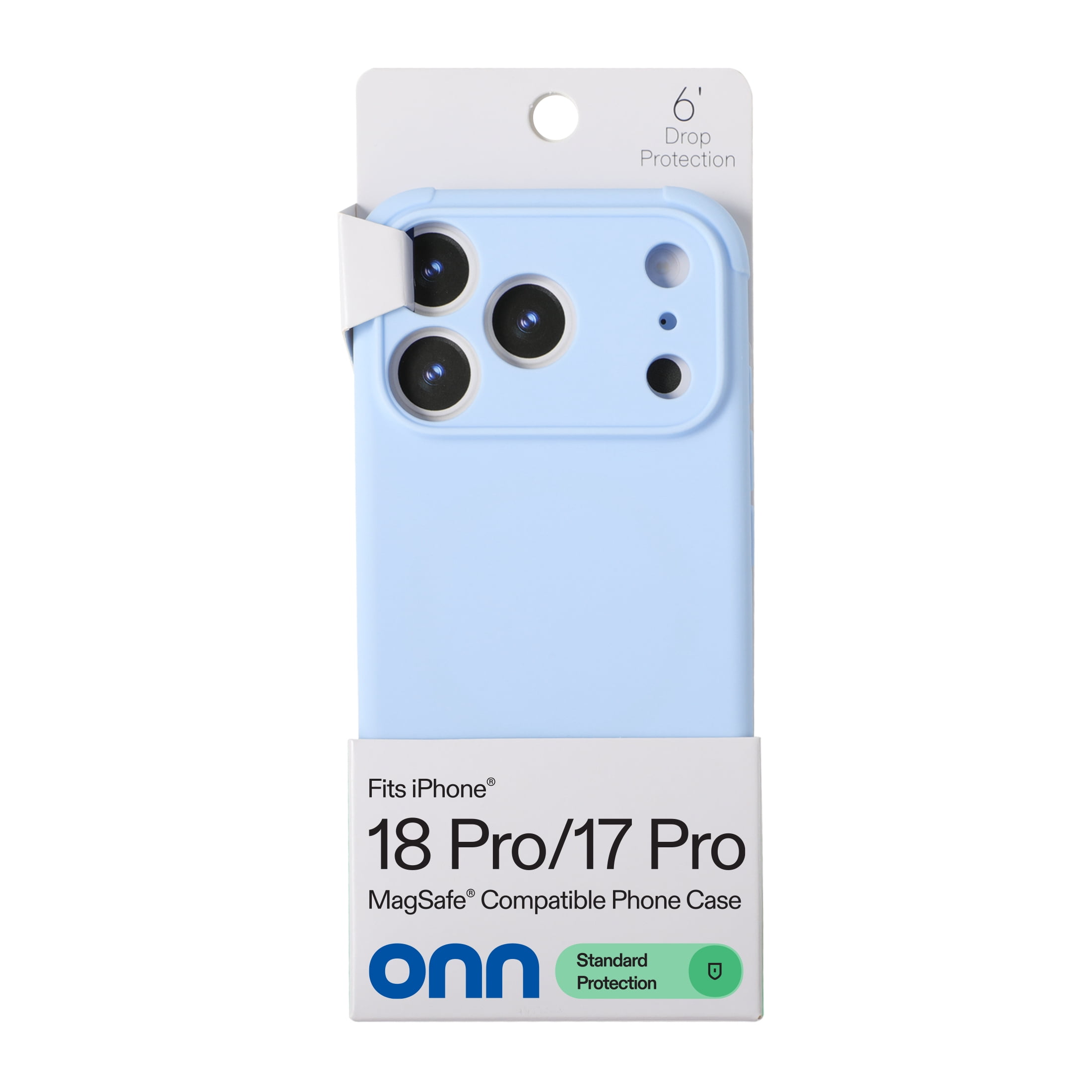 onn iPhone 18 Pro and iPhone 17 Pro Phone Case with MagSafe, Blue