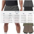 thumbnail image 3 of uublik Beach Shorts for Men Athletic Gym, Workout, Basketball, Running, Casual Lounge Active Pockets Army Green, 3 of 5
