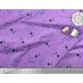 thumbnail image 2 of Soimoi Crepe Silk Fabric Airplane,Guitar Wire & Notes Musical Instrument Print Fabric by Yard 42 Inch Wide, 2 of 3