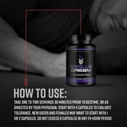 Gorilla Mind Dream Sleep and Recovery Formula, GABA, Melatonin, Magnesium, Ashwagandha, and More, 120 Capsules
