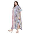 thumbnail image 3 of Oussum Robe Caftans pour Femme Grande Taille Imprimée Longue Maxi à Boutons Robes Caftan, 3 of 7