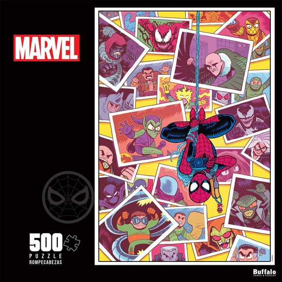 Buffalo Games 500-Piece Marvel The Amazing Spider-man 25 Interlocking Jigsaw Puzzle
