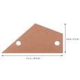 thumbnail image 4 of KAKOWELY Guitar Leveling Ruler 1pc Guitar Fret Rocker Leveling Tool Guitar Bass Fret Leveling Ruler (Golden)4.06"X2.05"X0.08", 4 of 5