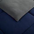 thumbnail image 3 of Serta Simply Clean 5-Piece Blue Reversible Bed in a Bag Blue, Twin/Twin XL, 3 of 12